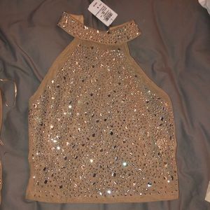 Shimmery set , skirt and top